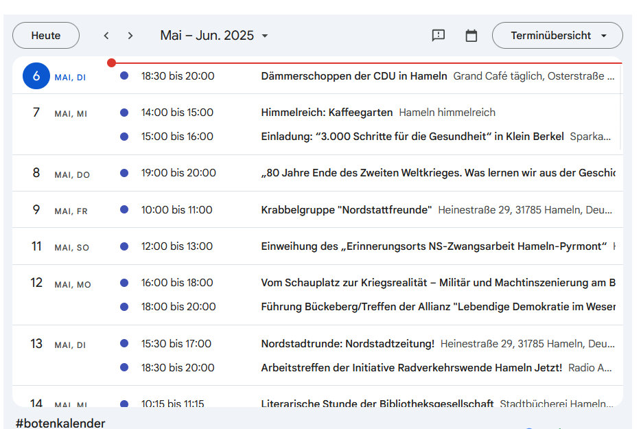 Botenkalender